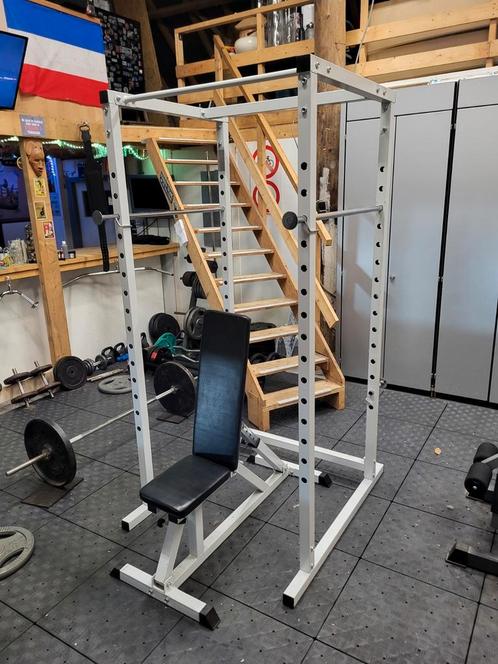 Power cage Gorillasports, Sport en Fitness, Fitnessapparatuur, Zo goed als nieuw, Krachtstation, Armen, Benen, Borst, Buik, Rug