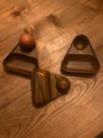 Vintage eierdopjes Robex/Caleppio, 3 stuks, Ophalen of Verzenden, Zo goed als nieuw