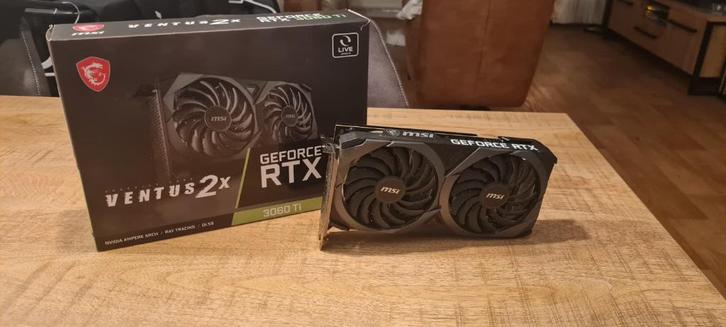 MSI Geforce RTX 3060 Ti Ventus, Computers en Software, Videokaarten, Zo goed als nieuw, Nvidia, PCI-Express 4.0, GDDR6, HDMI, DisplayPort