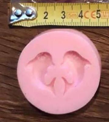 3x Fondant Roller Marsepein Bloem Hart Dolfijn Mal Vorm  beschikbaar voor biedingen
