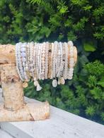 BIBA kralenarmbandjes wit bedels 3 euro pst nieuw, Sieraden, Tassen en Uiterlijk, Armbanden, Wit, Kunststof of Plastic, Nieuw