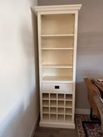 2 Landelijke Boekenkasten/Wijnkasten, Ophalen, Gebruikt, 50 tot 100 cm, Met lade(s)