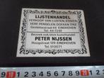 sticker ehv peter nijssen kunsthandel lijstenhandel, Verzamelen, Ophalen, Zo goed als nieuw