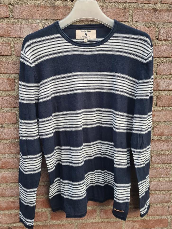 Als NIEUW!! - Garcia Jeans - Trui, Maat XL., Kleding | Heren, Truien en Vesten, Zo goed als nieuw, Maat 56/58 (XL), Blauw, Ophalen of Verzenden