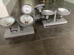 ATI spots 2 lights antraciet metaal verstelbaar 3 stuks, Indiustrieel, Metaal of Aluminium, Ophalen of Verzenden, Zo goed als nieuw