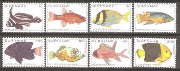 Suriname PF SG 962-969 Vis beschikbaar voor biedingen