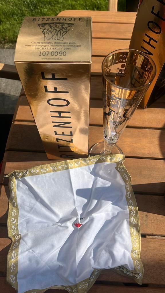Ritzenhoff verzameling, glazen onderzetters ed, Huis en Inrichting, Keuken | Servies, Zo goed als nieuw, Glas of Glazen, Overige stijlen