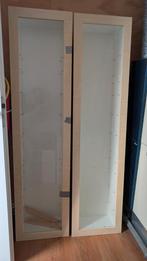 2 Ikea Bertby Vitrinekasten, Ophalen, Gebruikt, 50 tot 100 cm, Glas