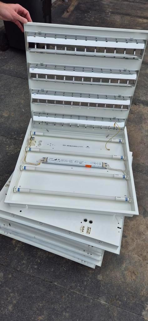 TL Armaturen voor Systeemplafond, Doe-het-zelf en Verbouw, Bouwverlichting, Zo goed als nieuw, Lamp met armatuur, Minder dan 50 watt