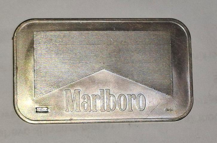 Zilveren Marlboro Baar - Limited Edition, Antiek en Kunst, Antiek | Goud en Zilver, Zilver, Verzenden