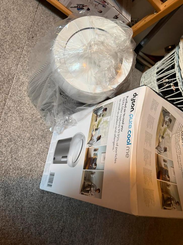 Dyson Pure Cool Me Luchtreiniger Ventilator, Witgoed en Apparatuur, Airco's, Zo goed als nieuw, Tafel- of Grondventilator, Minder dan 60 m³