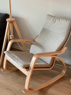 IKEA POANG Schommelstoel / chair, Beige, Zo goed als nieuw, Eén, Hout, Ophalen