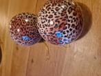 GROTE KERSTBALLEN PANTERPRINT 2X, Diversen, Kerst, Ophalen of Verzenden
