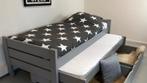 1 persoonbed+logeerbed 90x200, Huis en Inrichting, Slaapkamer | Bedden, Ophalen, 90 cm, Eenpersoons, Zo goed als nieuw