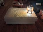 White leather daybed/ ottoman couch, Huis en Inrichting, Ophalen, Gebruikt, Tweepersoons, Minder dan 150 cm