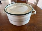 Emaille pan, Ophalen, Gebruikt