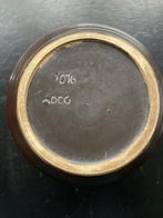 Zwart geribbelde vaas Adco, Antiek en Kunst, Verzenden