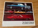 Ford 1965 autofolder Mustang Thunderbird Fairlane Falcon, Ophalen of Verzenden, Gelezen, Ford