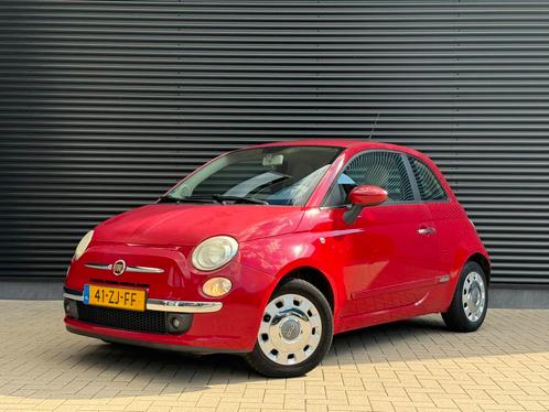 Fiat 500 1.2 C 2008 Rood org nl goed onderhouden, Auto's, Fiat, Particulier, Airconditioning, Mistlampen, Radio, Trekhaak, Benzine