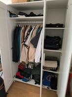 Brimnes kledingkast 3 deuren wit 117x190x50, Ophalen, 100 tot 150 cm, Met hangruimte, Zo goed als nieuw