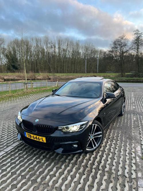 BMW 4-Serie Gran Coupé 420i M-Sport 184pk Aut 2018 Zwart, Auto's, BMW, Particulier, 4-Serie Gran Coupé, ABS, Adaptieve lichten