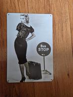 Marilyn Monroe metalen wanddecoratie, Ophalen of Verzenden, Zo goed als nieuw