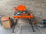 Steenzaagtafel Van Voorden, Doe-het-zelf en Verbouw, Gereedschap | Zaagmachines, Ophalen, Gebruikt, 70 mm of meer, Overige typen