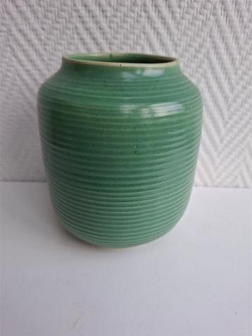 03 ADCO cilinder vaas, nr. 1016 groen, ong. H 16 cm beschikbaar voor biedingen