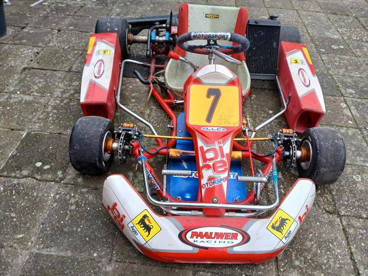 Birel schakel Kart zonder motor - Raceklaar chassis, Sport en Fitness, Karting, Ophalen of Verzenden