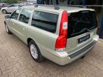 Volvo V70 2.4 Kinetic 170PK Youngtimer, Gebruikt, Zwart, Bruin, Leder en Stof
