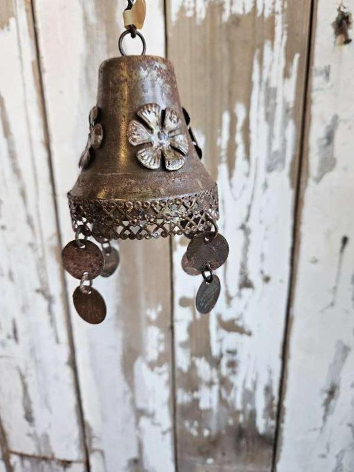 roestige bel ``WOONWINKEL RUSTIEK``, Antiek en Kunst, Antiek | Woonaccessoires, Ophalen of Verzenden