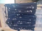 Viscose Blouse met Rok maat 56, Ophalen of Verzenden, Gedragen, Blauw