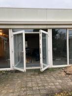 Kunststof kozijn met openslaande deuren, Doe-het-zelf en Verbouw, Kozijnen en Schuifpuien, Ophalen, Kunststof, Gebruikt, Overige typen