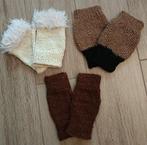 ALPACA merino wollen polswarmers mitaines vingerloze wanten, Artesanal, Ophalen of Verzenden, Nieuw, Handschoenen