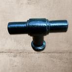 Zwarte kastknop metaal, Tijdloos Ladegreep 55mm Good in Sty, Huis en Inrichting, Minder dan 50 cm, Zwart, Nieuw, Ophalen of Verzenden