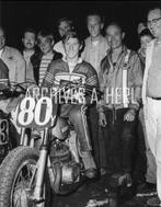 Montesa racer Kenny Roberts winner 1970 Circuit of Ascot mot, 1960 tot 1980, Verzenden, Foto, Nieuw