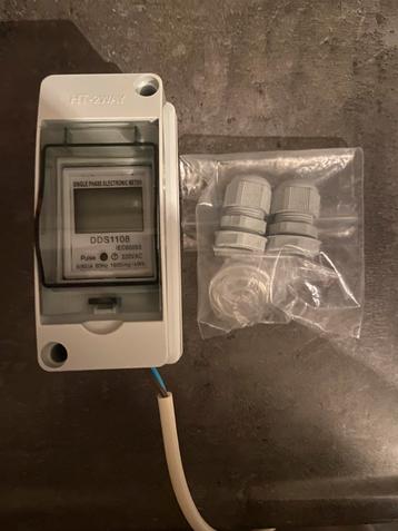 Nieuwe digitale kWh meter 1 fase compleet stroommeter beschikbaar voor biedingen