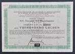 Verenigde Deli Maatschappijen (Ned.Indie) 1953, 1950 tot 1970, Certificaat van aandeel, Verzenden