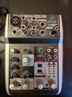 Behringer Xenyx Q502USB Mixer - Compact & Veelzijdig!, Ophalen of Verzenden, Zo goed als nieuw, 5 tot 10 kanalen, Microfooningang