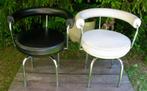 CASSINA LC7 LE CORBUSIER DRAAISTOEL, Ophalen, Gebruikt, Metaal, Twee