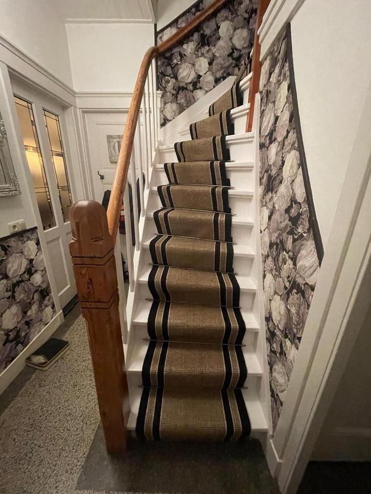 Geweven Sisal Traploper .60 cm breed elke lengte leverbaar!, Huis en Inrichting, Stoffering | Tapijten en Kleden, Nieuw, Minder dan 50 cm