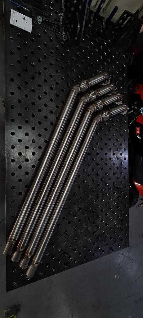 Nieuw Downpipe Golf GTI 5/6 2.0tsi RVS vw-seat-audi, Auto-onderdelen, Uitlaatsystemen, Audi, Seat, Volkswagen, Nieuw, Ophalen