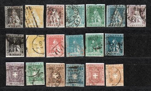 Verzameling Italie Toskane 1851-1860, Postzegels en Munten, Postzegels | Volle albums en Verzamelingen, Buitenland, Verzenden