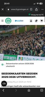 !Seizoenskaart fc groningen gezocht!, Seizoenskaart, Eén persoon, Augustus