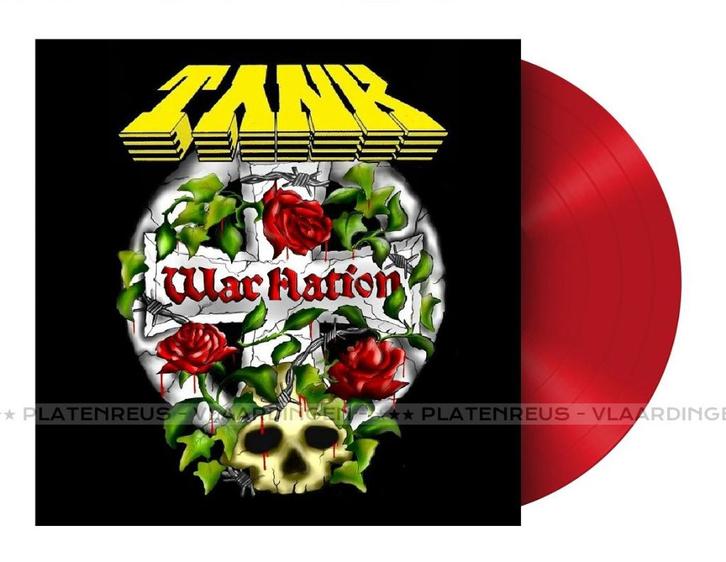 LP Tank – War Nation Rood Vinyl * Nieuw *, Cd's en Dvd's, Vinyl | Hardrock en Metal, Nieuw in verpakking, Ophalen of Verzenden
