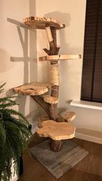 Grote natuurlijke krabpaal van hout, Dieren en Toebehoren, Ophalen, Gebruikt, Krabpaal