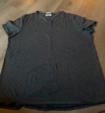 Tommy Hilfiger Jeans Grijs T-shirt slim fit maat XXL beschikbaar voor biedingen