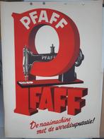 Originele Poster Pfaff Naaimachines Echt oud, Verzamelen, Verzenden, A1 t/m A3, Reclame, Rechthoekig Staand