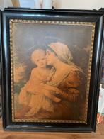 Antiek schilderij vrouw met kind., Antiek en Kunst, Ophalen
