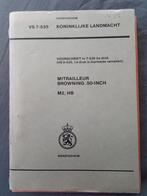 VS 7- 535 Voorschrift mitrailleur Browning .50 M2, Ophalen of Verzenden, Gelezen